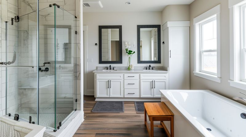 Spacious Master Bathroom